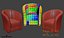 Armchair A-175 3D model