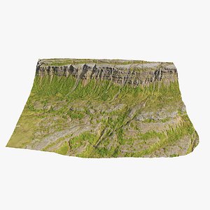 3D model Icelandic Mountain Slope - 3D PBR Model