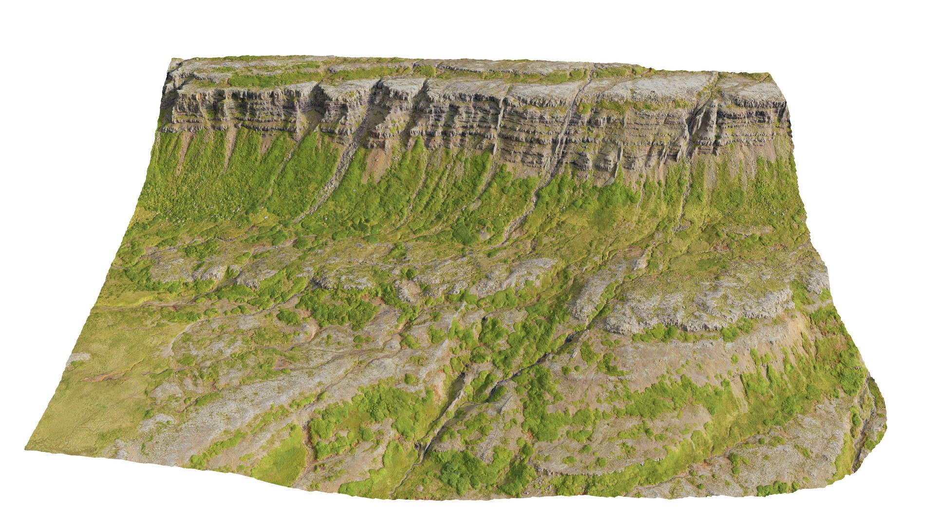 3D Model Icelandic Mountain Slope - 3D PBR Model - TurboSquid 2550226
