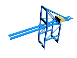 sts gantry crane 3d max