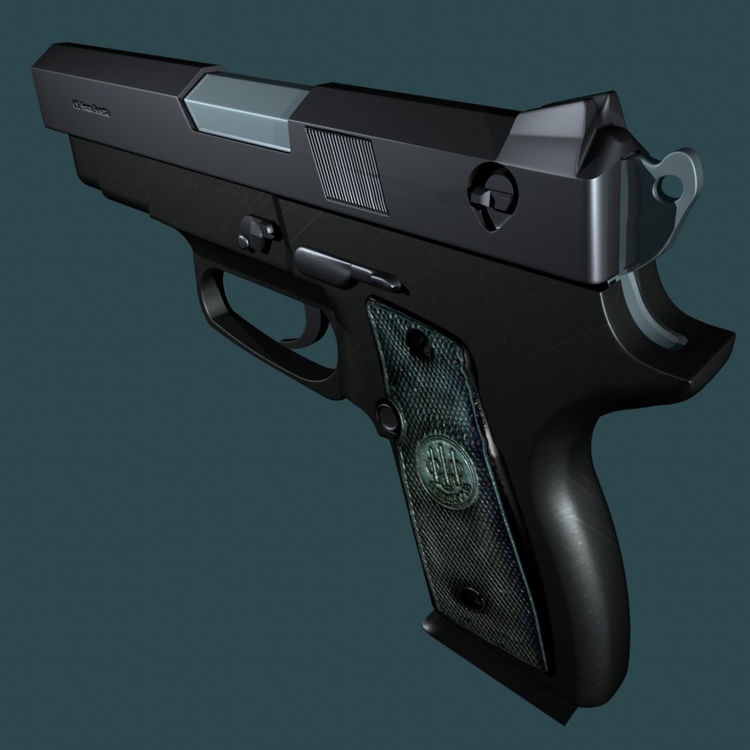 3d Automatic 9mm Handgun Gun