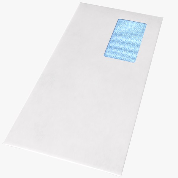 real envelope 3D model