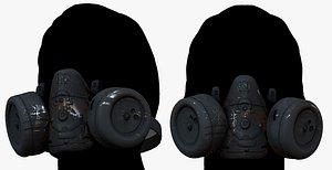 3D gas mask model