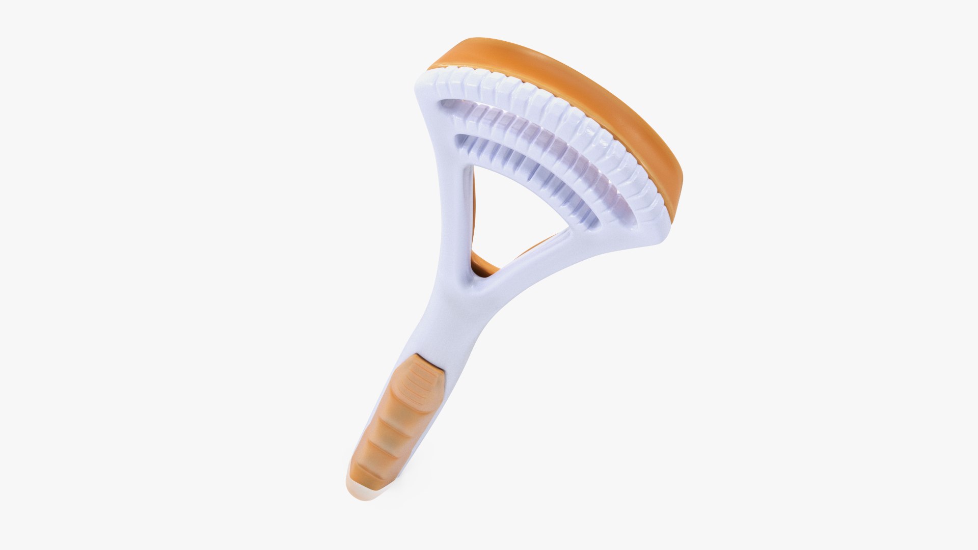 Oral Scraper Orange 3D model preview