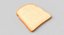 Model 3D Toast Bread Slice