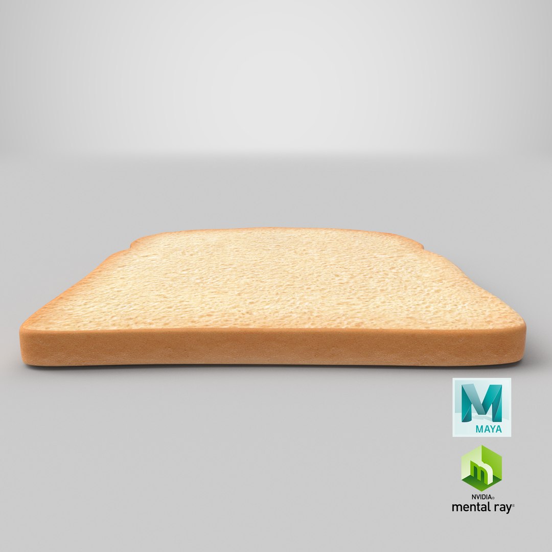 toast bread slice 3D https://p.turbosquid.com/ts-thumb/ai/FhZ0N9/Y5TynfXw/render.0001/png/1526656167/1920x1080/fit_q87/dca21e190be5df9b5455ec835366c767269b3cd8/render.0001.jpg