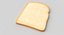 Model 3D Toast Bread Slice