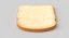 Model 3D Toast Bread Slice