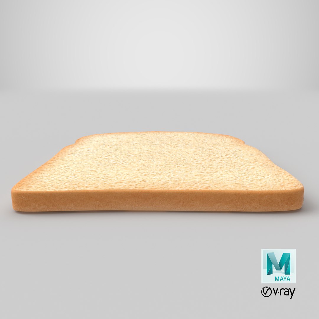 toast bread slice 3D https://p.turbosquid.com/ts-thumb/ai/FhZ0N9/bbps8K96/render.0001/png/1526656162/1920x1080/fit_q87/4e518f4145debfe8ca9de919abaa687ea37b34a7/render.0001.jpg