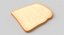 Model 3D Toast Bread Slice