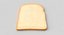 Model 3D Toast Bread Slice