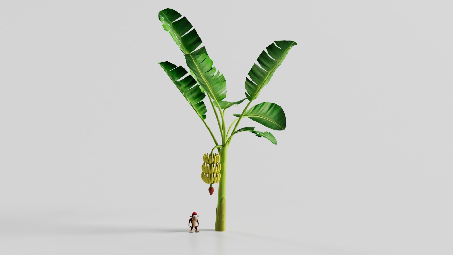 3D Model Banana Tree - TurboSquid 2022256
