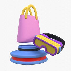Virtual Shop 3D model