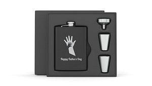 3D Personalized Flask Set model
