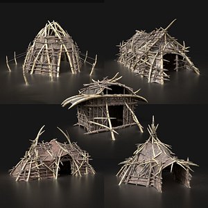 ORC CAMP VILLAGE HOUSE PRIMAL TENT HUNT BUILDER PACK COLLECTION