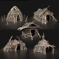 ORC CAMP VILLAGE HOUSE PRIMAL TENT HUNT BUILDER PACK COLLECTION