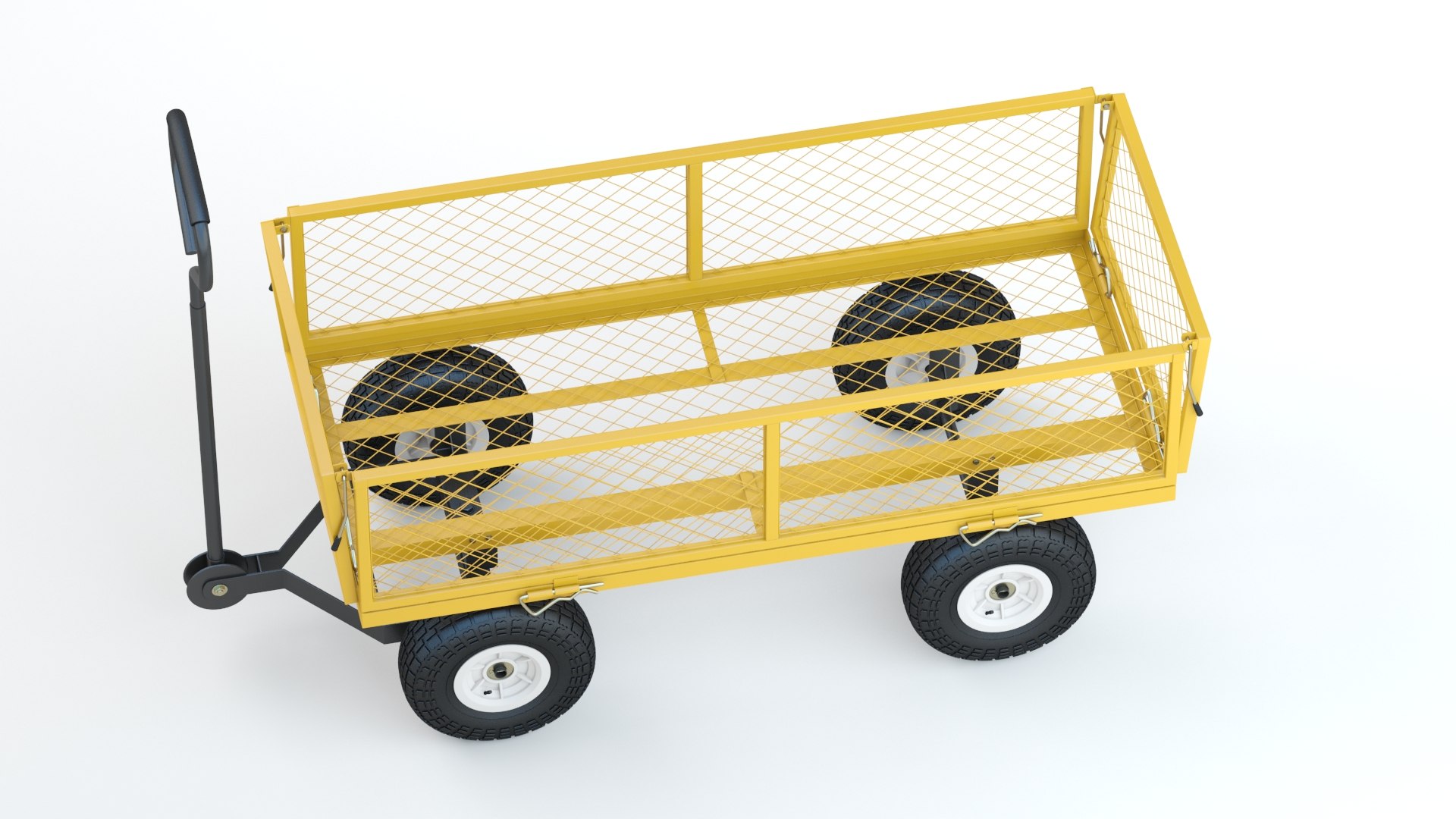 3D Costway Heavy Duty Garden Utility Cart Wagon Model - TurboSquid 1844757