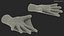 Power Swimming Gloves Rigged for Cinema 4D