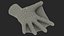 Power Swimming Gloves Rigged for Cinema 4D