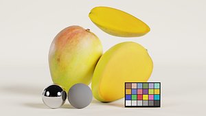 Mango 01 Low-poly 3D model 3D