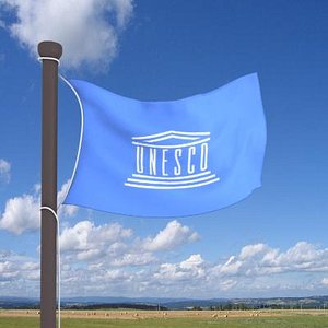 Real flag UNESCO