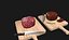 Filet mignon Low-poly 3D model