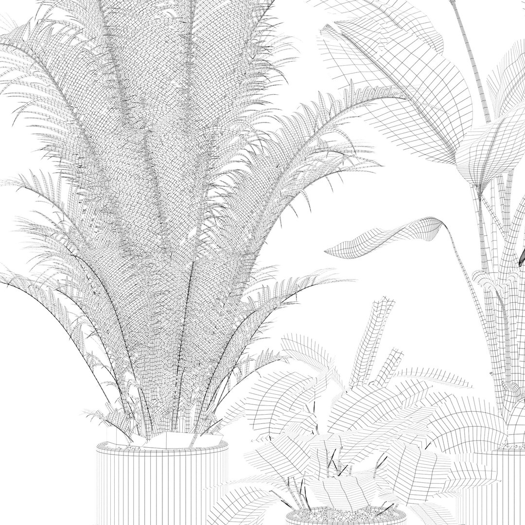 20 Photorealistic Flowers For Interiors - Set 118 130 141 143 3D Model ...