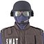 SWAT Policeman Rigged for Maya