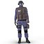 SWAT Policeman Rigged for Maya