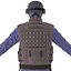 SWAT Policeman Rigged for Maya