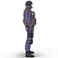 SWAT Policeman Rigged for Maya