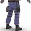 SWAT Policeman Rigged for Maya