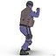SWAT Policeman Rigged for Maya