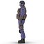 SWAT Policeman Rigged for Maya