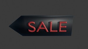 sale icon 3D model