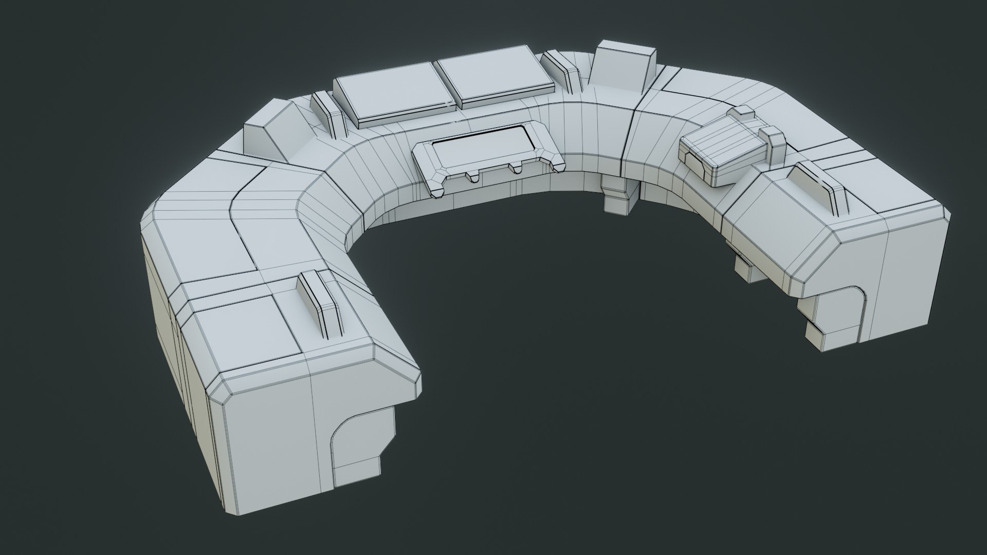 3D Sci-Fi Control Panel - Low Poly - PBR - Game Ready - TurboSquid 2013387