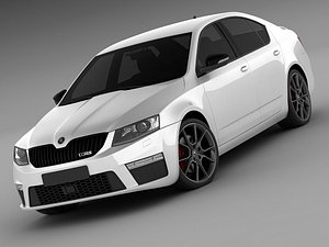 3d c4d skoda octavia rs
