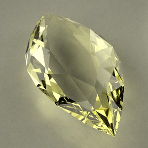 gemstone marquise cut 3d dxf