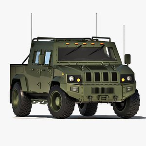 Armored pickup 3D model