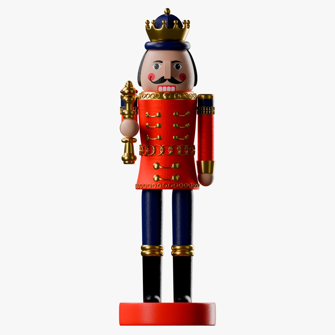 3D Nutcracker Collection https://p.turbosquid.com/ts-thumb/aj/9vENzw/69/nutcrackerking1/png/1726501426/1920x1080/fit_q87/9383f0240d2a5dff12ae50745efee6267cde8e62/nutcrackerking1.jpg