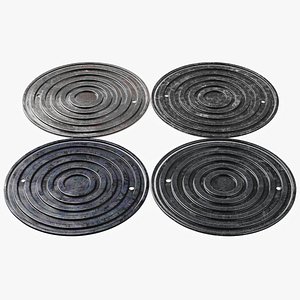 manhole cover hole model