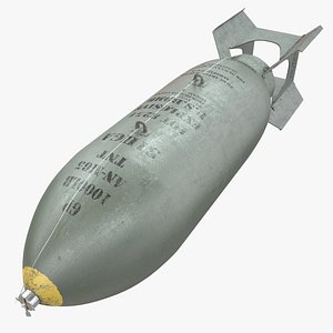 3D bomb an-m65 44 an-m65-44 model