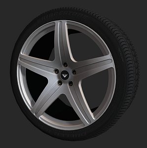 vorsteiner vs-170 wheel tire 3d model