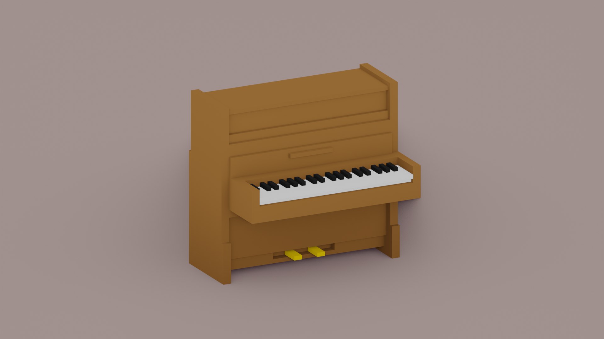 3D Piano Low Poly Cartoon - TurboSquid 1935932