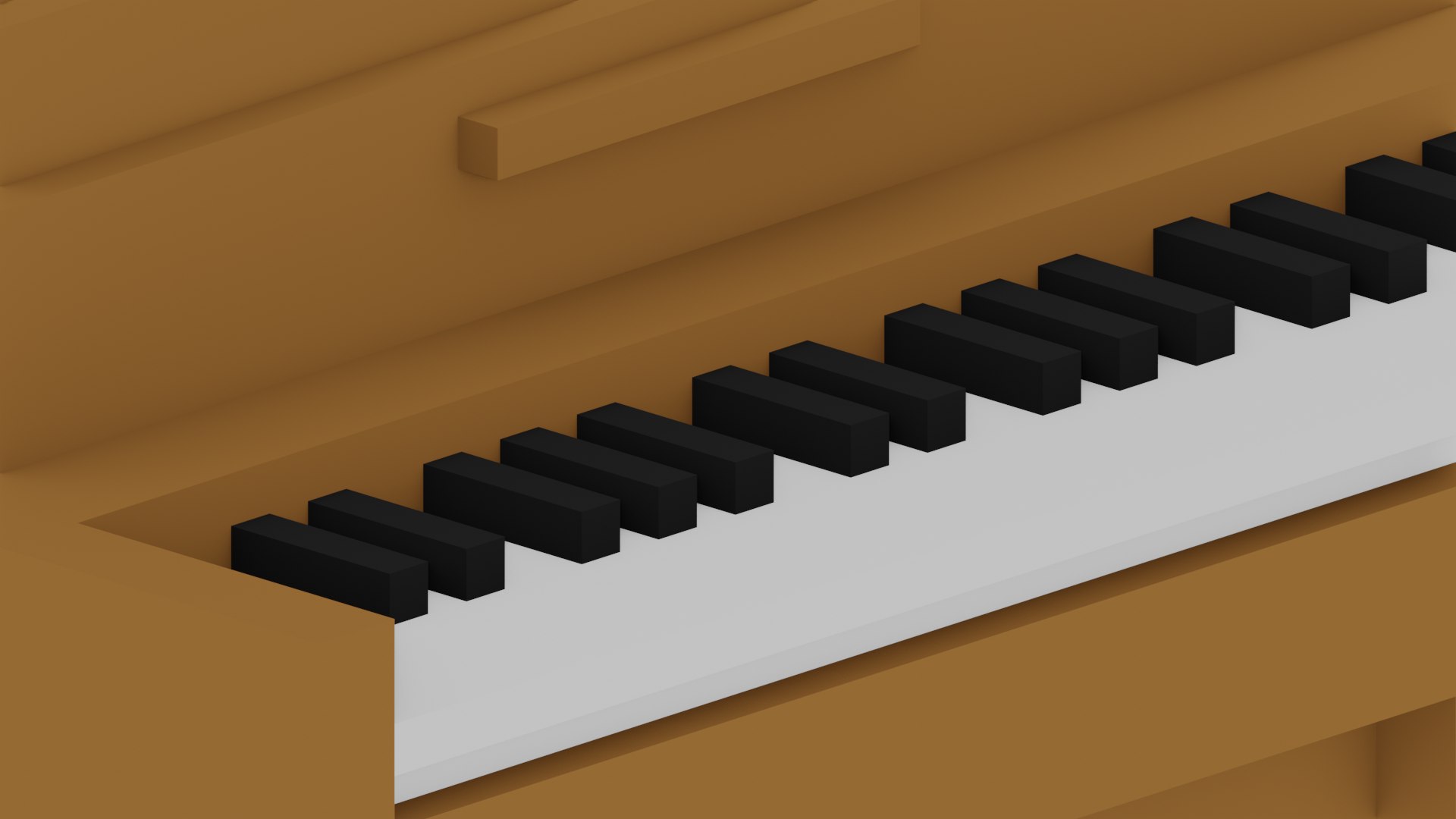 3D Piano Low Poly Cartoon - TurboSquid 1935932