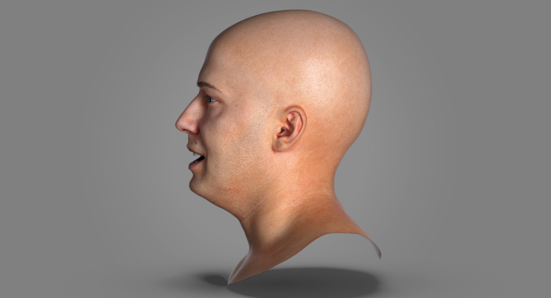 Real pbr marcus human head 3D - TurboSquid 1706815