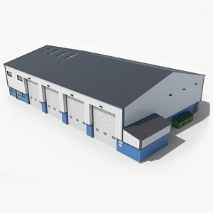 Industrial Building 25 model