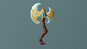 3D Axe Model Stylized 