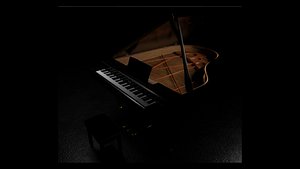 3D Classic Grand Piano - Ready for use