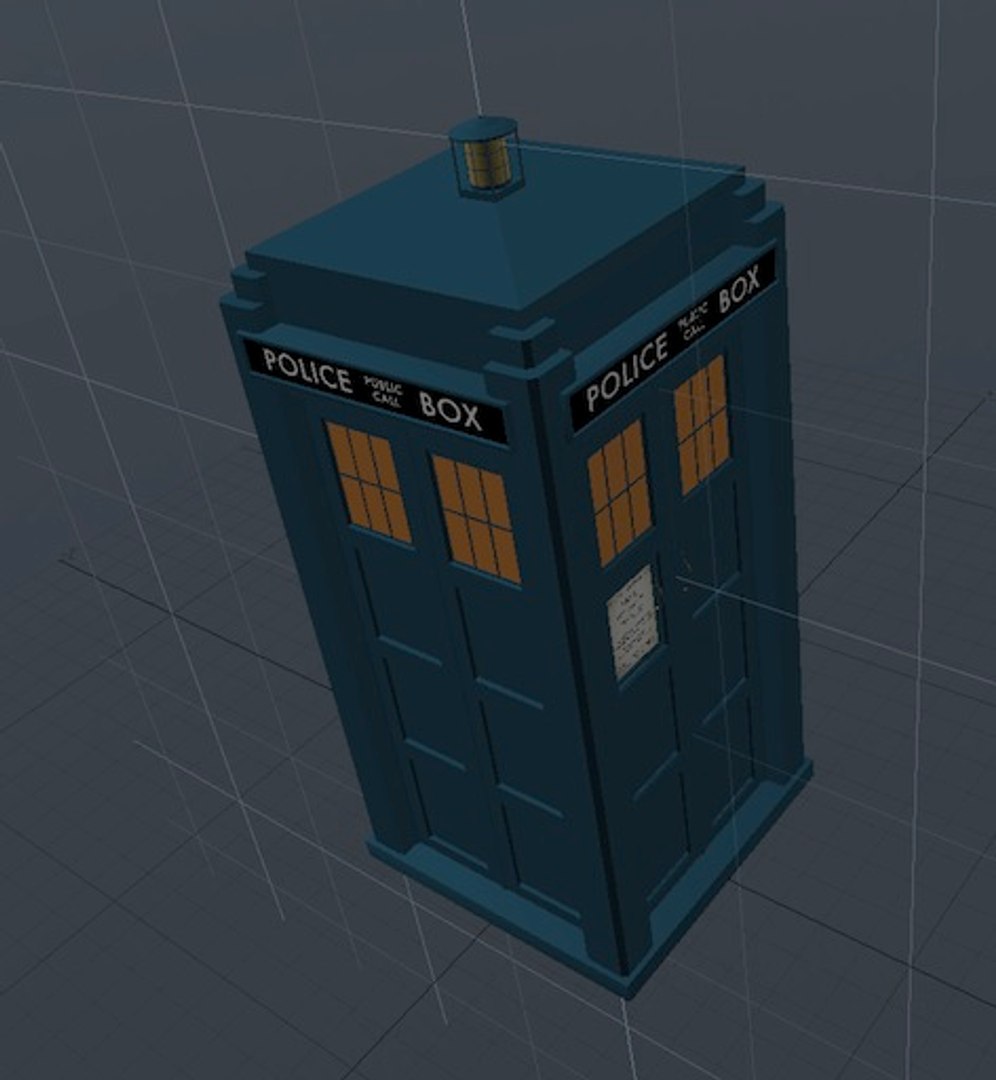 Tardis Time Space 3d Model